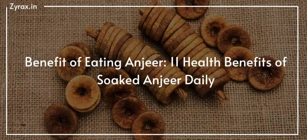 Benefit of Eating Anjeer: 11 Health Benefits of Soaked Anjeer Daily