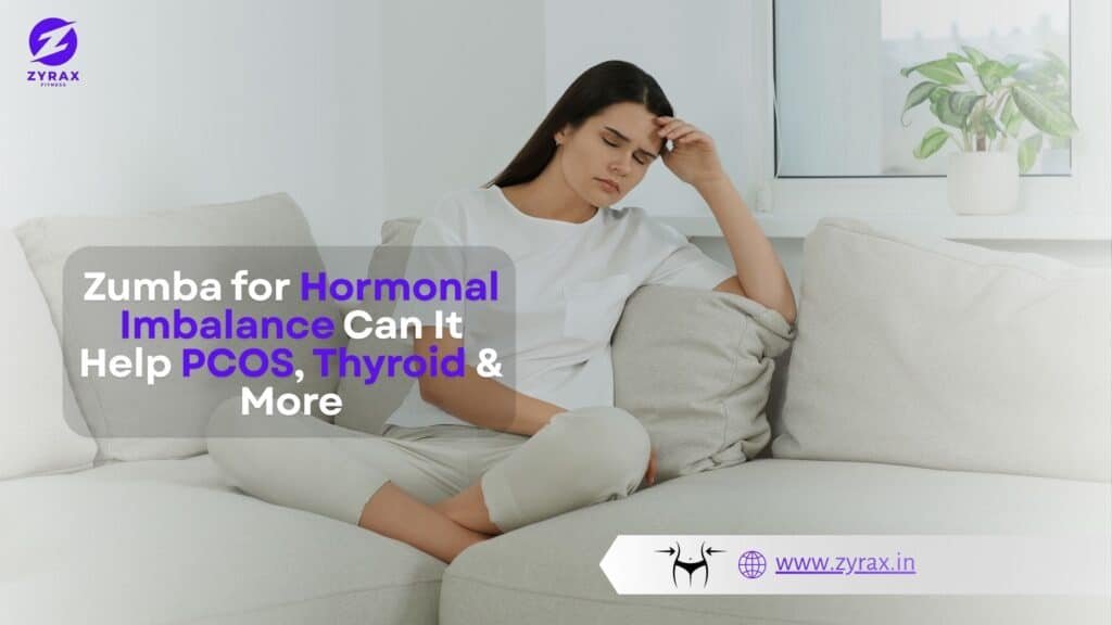 Women doing Zumba at home to balance hormones naturally and support PCOS and thyroid health